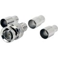Quest Technology International BNC (Male) Connector, 75 Ohm - 2Pc-Crimp-On, Universal (With 3 Ferrules) CBB-2225